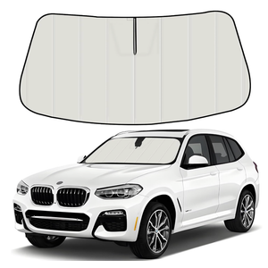 Fonowka Windshield Sun Shade for 2018-2025 2026 Ford Expedition Foldable Sun Sunshade for Car Front Window Blocks UV Rays and Heat Automotive Interior Protector Custom Fit Accessories