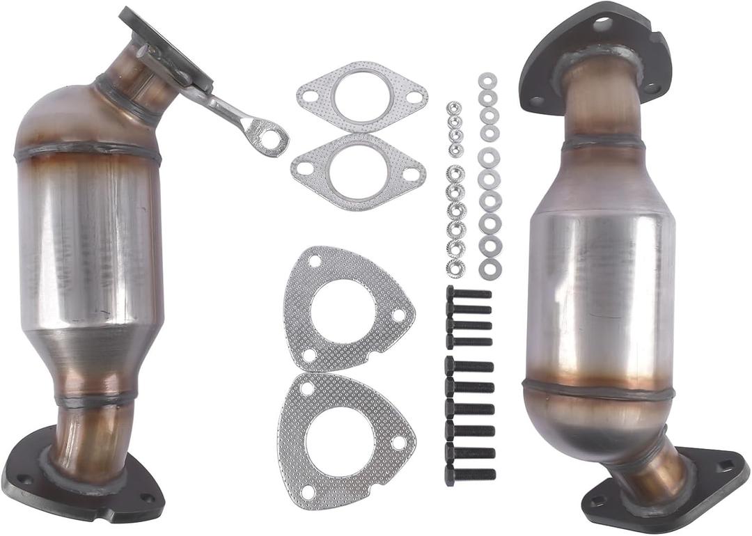 GELUOXI 2Pcs Catalytic Converters Replacement for Buick Enclave Chevy Traverse GMC Acadia Saturn Outlook 3.6L 2007-2017 16547 16548