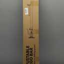 Cargo Net for Pickup Truck Bed with 2 Divider Bar,with 6 Metal Carabiners, 48"x48" Stretches to 96"x96", 40"-79" Cargo Bar, 220LB Capacity for Pickup Truck, SUV, Van, Trailer - Secure & Double Layer