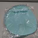 2 x BRILA Large Mouse Pad with Ergonomic Memory Foam Wrist Rest Support - Massage Holes Design - Skidproof Pu Bottom - Wrist Fatigue/Pain Relief Mousepad with Elbow Hand Cushion for Gaming & Work (Aquamarine)