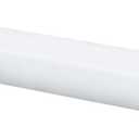 Zenna Home Curtain Adjustable Tension Shower Rod, 44" to 72", White