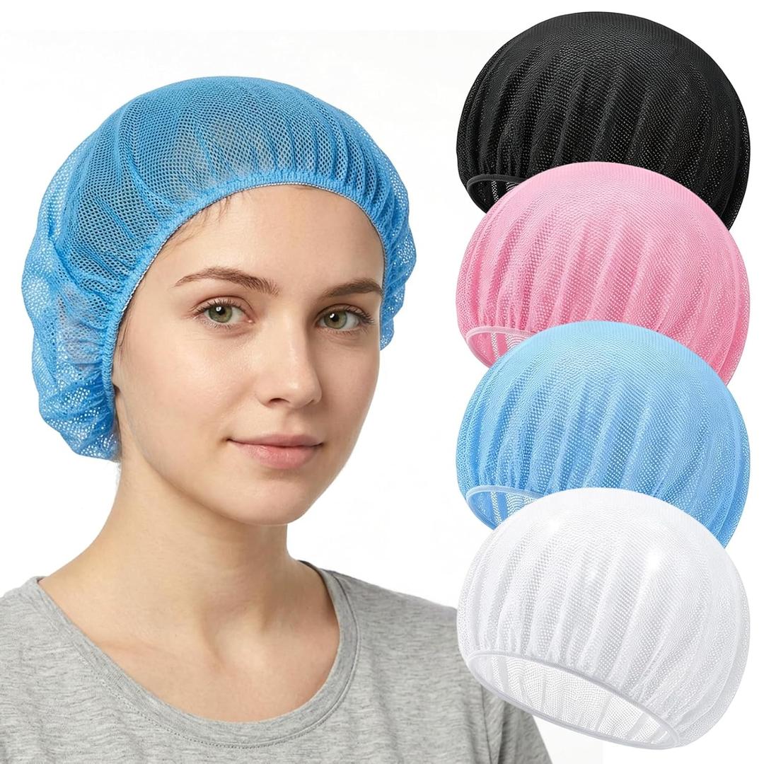 4 Pcs Elastic Mesh Hair Net For Long Thick Dreadlocks Braids