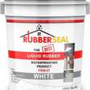 Liquid Rubber Waterproofing and Protective Coating, Rubberseal (1 Gallon, White)