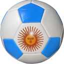 Dreamecho Argentina Three Star World Champions Sports Outdoor Field Training Match Football Ball Kids Adults Gift Size 5