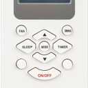 KYKQ24E Replacement Remote Control fit for Ramsond Wall Mount Ductless Split A/C Air Conditioner 55GW3 55GW2