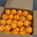 60 Pcs Mini Basketball Stress Balls Mini Basketball Party Favor 2.5'' Inch Mini Foam Sports Ball Squeeze Ball Anxiety Stress Relief for Basketball Party Sports Game Kid Prize Carnival School Gift