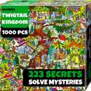 QUOKKA 1000 Piece Puzzle for Adults  223 Hidden Secrets, Engaging Audio Story, Snap-Tight Thick Pieces  Collect All Four Adult Puzzles in Series to Build One Epic Mystery Realm (Twigtail Kingdom)