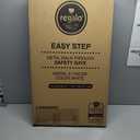 Regalo Safety 29-38.5" Baby Gate for Doorways & Bottom of Stairs, Pressure Mounted Baby Gate with Door for Babies, Toddlers & Pets, Tested & Safe for 30 Years, American Designed, American Owned, White