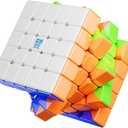 Cuberspeed Moyu Aochuang V6 5X5 stickerless Cube Moyu Aochuang V6 Magnetic Flagship 5x5x5 Speed Cube (Single-Track UV)