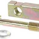 CURT 22315 Anti-Rattle Hitch Pin Shim Device, Fits 1-1/4-Inch Receiver, 1/2-In Hole, Yellow Zinc
