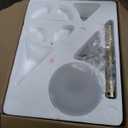 42 Inch Black Ceiling Fans with Lights and Remote/APP, Modern Ceiling Fan for Living Room Outdoor Ceiling Fan 6-Speed Adjustable Reversible DC Motor Timer Noiseless 3CCT Dimmable for Bedroom Office