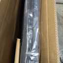 COMOMY 71" Extra Tall Pet Gate for Cats, 29.5-40.6" Extra Wide Cat Gate with Adjustable Cat Door, Pressure Mounted Easy Walk Through Pet Gate with Door for Stairs, Doorways, Kitchen(Black)