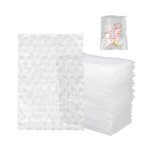200 Pack 4x8 Inch Bubble Cushion Wrap Bags for Shipping Packing Small Clear Bubble Out Pouches Double Walled Bubble Cushioning Bags for Moving Storage