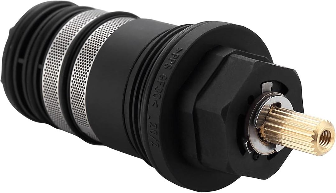 Replacement Parts for Hansgrohe 94282000 3/4-Inch Thermostatic Cartridge, 94282000 Thermostatic Cartridge Spare Parts, 3/4-Inch Thermostatic Shower Cartridge- with Brass Valve Stem