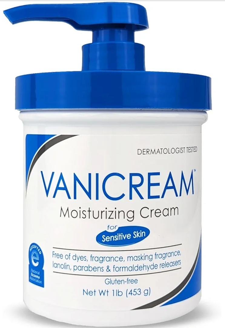Vanicream Moisturizing Skin Cream with Pump Dispenser  16 fl oz (1 lb)  Moisturizer Formulated Without Common Irritants for Those with Sensitive Skin