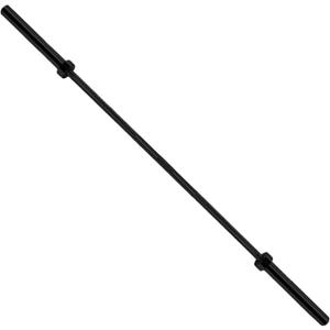 Fitvids Olympic Barbell Bar for Power Lifting and Weightlifting 700 Pound Capacity 7FT Black Black