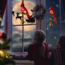 Cardinal Solar Hanging Lights 2 Pack,Cardinals Red Bird Figurine Lights with Bouncy Springs Decor for Christmas Outdoor Indoor Garden Yard Porch Decor