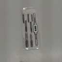 Sunxenze 8pcs Metric Thread Machine Taps Set, Hand Screw Thread Plug Taps M3 M4 M5 M6 M8 M10 M12 with Adjustable Tap Wrench 1/161/2''