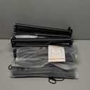 TOWOND Projector Screen with Stand, 100 inch Outdoor Projector Screen Portable Indoor Projection Screen 16:9 4K Rear Front Movie Screen with Carry Bag for Home Backyard Theater