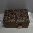 Mango Wood Boxes with Tree of Life Set/3