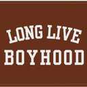 Long Live Boyhood Banner, Toddler Boy Room Decor & Linen Wall Hanging Canvas Banner Flag, Boho Nursery Playroom Toddler & Boys Kids Room Decoration - D08