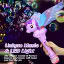 Dolanus Bubble Wands for Kids Toys Ages 3-8 Year Old: Unicorn Toys Princess Wand, Toddler Girl Toy Age 3 4-5 6 Years Old, Outdoor Party Birthday Gifts for 3 4 5 6 7 8 Year Old