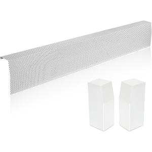 Redants 4 FT Baseboard Heater Covers with Left and Right Endcaps