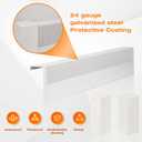 2PCS 3FT Baseboard Heater Cover with Left and Right Endcaps, Baseboard Radiator Covers for Replacing Old and Rusty Looking Electric and Baseboard Covers for Heaters