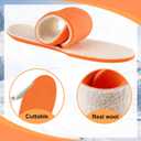 Knixmax Outdoor Warm Wool Insoles for Women Cushion Thermal Winter Inserts for Boots Shoes Replacement Soft Lambswool Inner Sole Comfort Sheepskin Fleece Liners for Cotton Slippers White US 8 /EU39