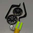 a Pair of Children's Bicycle Riding Flash Silent Training Wheels, Suitable for 12-20 inch Single Speed Bicycles