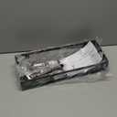 Under Desk Cable Management Tray Black, No Drill Desk Cable Wire Management Organizer with Clamp, PC Cord Organizer Accessories & Workspace for Office, Home