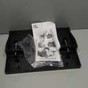 Bedside Shelf with Phone Holder for Bed, Bamboo Bed Shelf Organizer for Top Bunk, Clip on Nightstand for College Dorm Loft Bed, Bedside Tray for Kids, Built Earphones & Tablet Slot (Phone Holder (15.7 x 11.6 inches), Black)