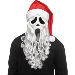 Fun World Ghost Face Santa Mask