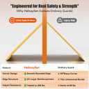 2x2x48 Inch 304 Stainless Steel Wall Corner Guards (5-Pack) Heavy Duty Rounded Corner Protector, Smooth Folded Edge Design for Wall Protection Golden Stainless Steel Slab