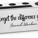 vizuzi Social Worker Gifts for Women, Men, Appreciation Thank You Gifts for School Social Worker Week Supplies Pencil Pen Holders Zgg32