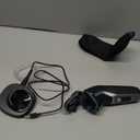 Philips Norelco Shaver 3900 Series, Wet and Dry Electric Shaver, P-Cap, Travel Pouch, Charging Stand, Storm Blue, Model S3341/92 (Silver New)