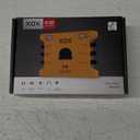 XOX K10 15TH live streaming audio interface for gaming recording bubbing teaching and k song. Stream sound card with 3.5/6.5 microphone,bluetooth and wireless OTG connect.