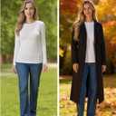 Womens Long Sleeve Thermal Shirts, 2025 Fall Winter Crew Neck Shirt for Women, Stretch Basic Tight Long Sleeve Underwear Tops (White, M)