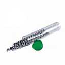 Gyros Mini Twist Drill Bits Size #75 (.0210”/ .533mm) Includes 12 Precision Carbon Hand Micro Drill bits with Clear Storage Vial | Carbon Steel | For use with Pin Vise and Rotary Tools (45-11275)