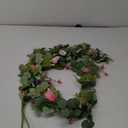 5.9FT Spring/Summer Garland with Eucalyptus Tulip, Wisteria Flower Floral Garland for Mantle Door Porch All Year Round, Greenery Wildflower Vines Decotrations