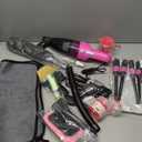 AUTODECO Car Cleaning Kit, Car Vacuum Interior Detailing Cleaner Kit with High Power Handheld Vacuum, Brush Set, Windshield Tool, Duster, Towels, Complete Car Care Tools for Women (Pink)