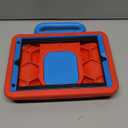 Kids Case for iPad (A16) 11th Generation 11 Inch 2025/ iPad 10th Gen 10.9", Child Friendly Case with Adjustable Stand,Heavy Duty Protective Boys Cover for iPad Air 11 (M3/M2) 2025/2024. (Red-Blue)