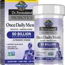 Garden of Life Probiotics for Men, Dr Formulated 50 Billion CFU 15 Probiotics for Digestive Health + Organic Prebiotic Fiber, Colon & Immune Support, Daily Gas Relief, Shelf Stable, 30 Capsules (EXP 03/01/26)