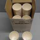 120-pack 9oz Leak-proof white Paper Cups - Disposable paper cups for hot drinks, cold drinks, coffee cups, tea, and other beverages - Holiday Party DIY Office Drinking Cup Supplies (white)