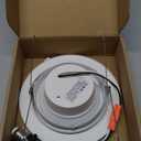 6 inch Retrofit LED PIR Motion Sensor Downlight, 20W LED Ceiling Light with 360 Adjustable Angle, Automatic Day/Night Detection, Warm White 3000K 120V-256V Motion Sensor Recessed Light