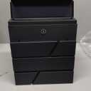 Decaller Metal Wall Mounted Mailboxes with Key Lock, Large Mail Box with Newspaper Compartment, Black, 13" x 14 2/5" x 4 1/5"