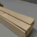 Wooden Craft Sticks, Bundle of 25, Unfinished Hardwood, 36" Long. 1 1/8" x 1/4"