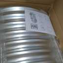 Land Guard 632ft Galvanized Raised Garden Bed Kit, Galvanized Planter Raised Garden Boxes Outdoor, Oval Large Metal Raised Garden Beds for Vegetables (1-silver)