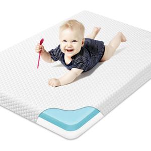 Pack and Play Mattress Pad, Dual-Sided Firmness Memory Foam Pack N Play Mattresses, 38x26 Portable Crib Mattress for Pack n Play Playpen with Washable Removable Cover