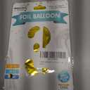 Tellpet Gold Number 3 Balloon, 40 Inch